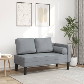 Daybed sofa with light gray fabric cushions by , Daybeds - Ref: Foro24-4007579, Price: 129,30 €, Discount: %