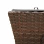 Planters with hooks 2 units synthetic brown rattan by , Pots and planters - Ref: Foro24-366405, Price: 69,62 €, Discount: %