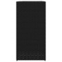 Black synthetic rattan planter 40x40x80 cm by , Pots and planters - Ref: Foro24-366413, Price: 74,27 €, Discount: %