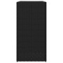 Black synthetic rattan planter 40x40x80 cm by , Pots and planters - Ref: Foro24-366413, Price: 74,27 €, Discount: %