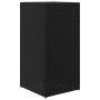 Black synthetic rattan planter 40x40x80 cm by , Pots and planters - Ref: Foro24-366413, Price: 74,27 €, Discount: %