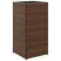 Kunststoff-Rattan-Pflanzgefäß braun 30x30x60 cm von , Töpfe und Pflanzgefäße - Ref: Foro24-366411, Preis: 51,00 €, Rabatt: %