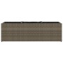 Planter with 3 gray synthetic rattan pots 105x30x32 cm by , Pots and planters - Ref: Foro24-366418, Price: 64,34 €, Discount: %