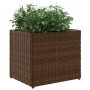 Kunststoff-Rattan-Pflanzgefäß braun 36x30x32 cm von , Töpfe und Pflanzgefäße - Ref: Foro24-366426, Preis: 35,66 €, Rabatt: %