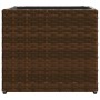 Kunststoff-Rattan-Pflanzgefäß braun 36x30x32 cm von , Töpfe und Pflanzgefäße - Ref: Foro24-366426, Preis: 35,66 €, Rabatt: %