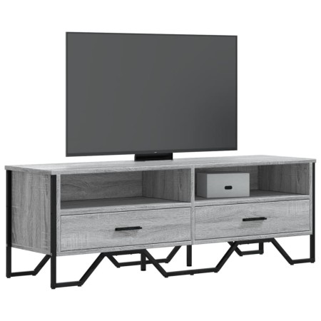 Mueble de TV madera de ingeniería gris sonoma 122x34x41 cm de , Muebles TV - Ref: Foro24-848582, Precio: 93,61 €, Descuento: %