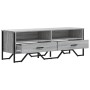 Mueble de TV madera de ingeniería gris sonoma 122x34x41 cm de , Muebles TV - Ref: Foro24-848582, Precio: 93,61 €, Descuento: %