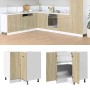 Eckschrank aus Sonoma-Eichenfurnier von , Küchenschränke - Ref: Foro24-849616, Preis: 95,17 €, Rabatt: %