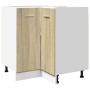 Lower corner cabinet in Sonoma oak engineered wood by , Kitchen cabinets - Ref: Foro24-849616, Price: 97,01 €, Discount: %