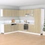 Lower corner cabinet in Sonoma oak engineered wood by , Kitchen cabinets - Ref: Foro24-849616, Price: 97,01 €, Discount: %