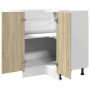 Eckschrank aus Sonoma-Eichenfurnier von , Küchenschränke - Ref: Foro24-849616, Preis: 95,17 €, Rabatt: %