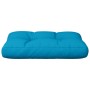 Light blue fabric cushion for pallet sofa 60x40x12 cm by , Cushions for chairs and sofas - Ref: Foro24-360561, Price: 21,05 €...