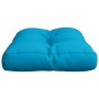 Light blue fabric cushion for pallet sofa 60x40x12 cm by , Cushions for chairs and sofas - Ref: Foro24-360561, Price: 21,05 €...