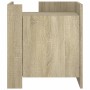 Mesita de noche madera de ingeniería roble Sonoma 45x50x50 cm de , Mesitas de noche - Ref: Foro24-848299, Precio: 58,42 €, De...