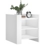 Nachttisch aus weißem Ingenieurholz 45x50x50 cm von , Nachttische - Ref: Foro24-848290, Preis: 60,88 €, Rabatt: %