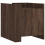 Mesita de noche madera de ingeniería roble marrón 45x50x50 cm de , Mesitas de noche - Ref: Foro24-848303, Precio: 54,46 €, De...