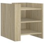 Mesita de noche madera de ingeniería roble Sonoma 45x50x50 cm de , Mesitas de noche - Ref: Foro24-848292, Precio: 65,40 €, De...