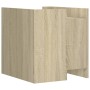 Mesita de noche madera de ingeniería roble Sonoma 45x50x50 cm de , Mesitas de noche - Ref: Foro24-848292, Precio: 65,40 €, De...