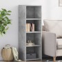 Tall engineered wood sideboard in gray concrete 40x41x124 cm by , Sideboards - Ref: Foro24-846386, Price: 73,51 €, Discount: %