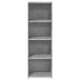 Tall engineered wood sideboard in gray concrete 40x41x124 cm by , Sideboards - Ref: Foro24-846386, Price: 73,51 €, Discount: %