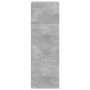 Tall engineered wood sideboard in gray concrete 40x41x124 cm by , Sideboards - Ref: Foro24-846386, Price: 73,51 €, Discount: %