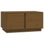 Mesa de centro madera maciza de pino marrón miel 80x50x40 cm de vidaXL, Mesas de centro - Ref: Foro24-814422, Precio: 70,87 €...