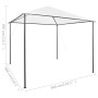 Weißer Pavillon 3x3x2,9 m 180 g/m² von vidaXL, Zelte und Pavillons - Ref: Foro24-312241, Preis: 119,87 €, Rabatt: %