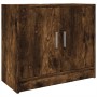 Engineered smoked oak wood bathroom cabinet 63x29x55 cm by , Bathroom furniture - Ref: Foro24-848098, Price: 59,41 €, Discoun...