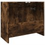 Engineered smoked oak wood bathroom cabinet 63x29x55 cm by , Bathroom furniture - Ref: Foro24-848098, Price: 59,41 €, Discoun...