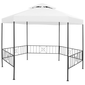 Cenador de jardín blanco 323x275x265 cm 180 g/m² de vidaXL, Carpas y cenadores - Ref: Foro24-312233, Precio: 164,05 €, Descue...