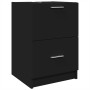 Engineered wood black bathroom cabinet 40x37x59 cm by , Bathroom furniture - Ref: Foro24-848102, Price: 76,13 €, Discount: %