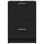 Engineered wood black bathroom cabinet 40x37x59 cm by , Bathroom furniture - Ref: Foro24-848102, Price: 76,13 €, Discount: %