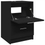 Engineered wood black bathroom cabinet 40x37x59 cm by , Bathroom furniture - Ref: Foro24-848102, Price: 76,13 €, Discount: %