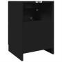 Engineered wood black bathroom cabinet 40x37x59 cm by , Bathroom furniture - Ref: Foro24-848102, Price: 76,13 €, Discount: %