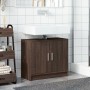 Armario de lavabo madera ingeniería marrón roble 63x29x55 cm de , Muebles de baño - Ref: Foro24-848100, Precio: 61,07 €, Desc...