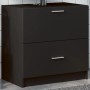 Engineered wood black vanity cabinet 59x37x59 cm by , Bathroom furniture - Ref: Foro24-848109, Price: 87,99 €, Discount: %