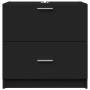 Engineered wood black vanity cabinet 59x37x59 cm by , Bathroom furniture - Ref: Foro24-848109, Price: 87,99 €, Discount: %