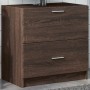 Engineered wood brown oak sink cabinet 59x37x59 cm by , Bathroom furniture - Ref: Foro24-848114, Price: 88,10 €, Discount: %