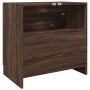 Engineered wood brown oak sink cabinet 59x37x59 cm by , Bathroom furniture - Ref: Foro24-848114, Price: 88,10 €, Discount: %