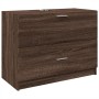 Armario de lavabo madera de ingeniería marrón roble 78x37x59 cm de , Muebles de baño - Ref: Foro24-848121, Precio: 103,36 €, ...