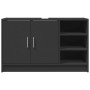 Armario de lavabo madera de ingeniería negro 90x29x55 cm de , Muebles de baño - Ref: Foro24-848123, Precio: 81,24 €, Descuent...