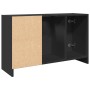 Engineered wood black bathroom cabinet 90x29x55 cm by , Bathroom furniture - Ref: Foro24-848123, Price: 81,24 €, Discount: %