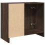 Engineered wood brown oak sink cabinet 63x29x55 cm by , Bathroom furniture - Ref: Foro24-848135, Price: 62,38 €, Discount: %