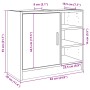 Waschbeckenunterschrank aus braunem Eichen-Ingenieurholz, 63x29x55 cm. von , Badezimmermöbel - Ref: Foro24-848135, Preis: 62,...