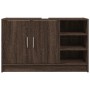 Engineered wood bathroom vanity in brown oak, 90x29x55 cm by , Bathroom furniture - Ref: Foro24-848128, Price: 80,34 €, Disco...