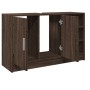 Engineered wood bathroom vanity in brown oak, 90x29x55 cm by , Bathroom furniture - Ref: Foro24-848128, Price: 80,34 €, Disco...