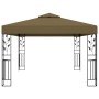 Gazebo with double roof taupe gray 3x4m 180 g/m² by vidaXL, Tents and gazebos - Ref: Foro24-312244, Price: 388,99 €, Discount: %