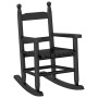 Mecedoras para niños 2 uds madera maciza de álamo negras de , Mecedoras - Ref: Foro24-3281598, Precio: 75,99 €, Descuento: %