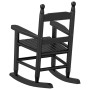 Mecedoras para niños 2 uds madera maciza de álamo negras de , Mecedoras - Ref: Foro24-3281598, Precio: 75,99 €, Descuento: %