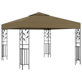 Taupe gray gazebo 3x3 m 180 g/m² by vidaXL, Tents and gazebos - Ref: Foro24-312243, Price: 310,07 €, Discount: %